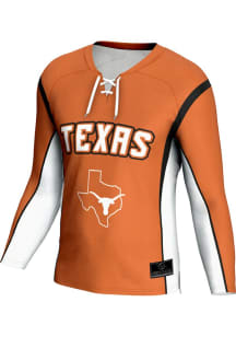 ProSphere  Texas Longhorns Mens Burnt Orange Rival Hockey Jersey