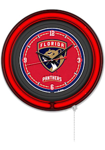 Florida Panthers Double Neon Wall Clock