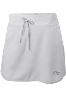 Columbia GA Tech Yellow Jackets Womens White Heat Seal Omni Wick Lakewood Pines Shorts