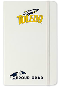 Toledo Rockets Proud Grad team logo Notebook and Folder - White