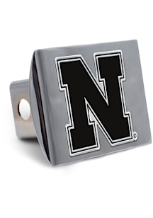 Nebraska Cornhuskers Chrome Metal Car Accessory Hitch Cover