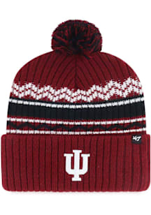 47 Indiana Hoosiers Red Polar Vortex Cuff Youth Knit Hat