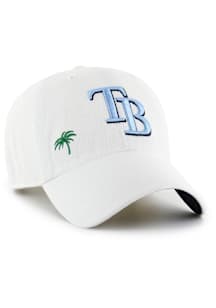 47 Tampa Bay Rays White Confetti Clean Up Womens Adjustable Hat