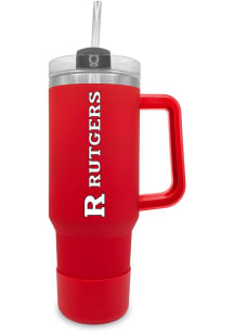 Red Rutgers Scarlet Knights 40 oz Stainless Steel Tumbler