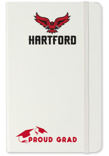 Hartford Hawks Proud Grad team logo Notebook and Folder - White