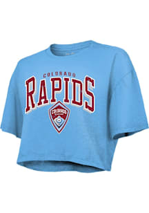 Colorado Rapids Womens Light Blue Cotton Short Sleeve T-Shirt