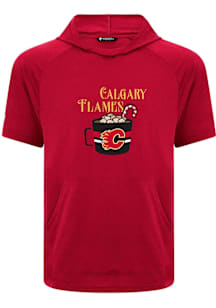 Levelwear Calgary Flames Red Phase Mellow Short Sleeve Hoods