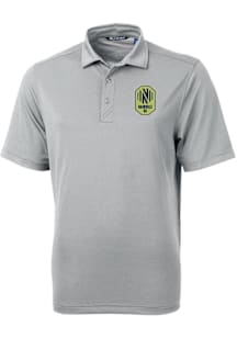 Cutter and Buck Nashville SC Mens Grey Virtue Eco Pique Short Sleeve Polo