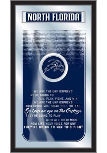 North Florida Ospreys Fight Song Hanging Back Bar Mirror
