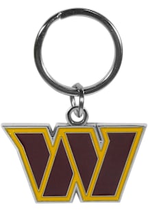 Washington Commanders Enameled Keychain - Burgundy