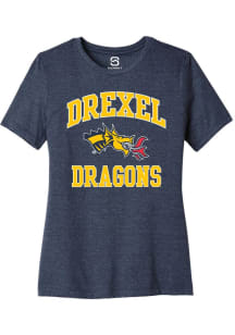 Drexel Dragons Navy Blue Summit Sportswear No 1 Primary Short Sleeve T-Shirt