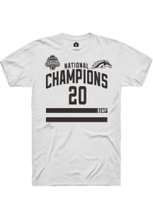Alex Bump Rally Mens White Western Michigan Broncos NIL 2025 National Champions Shirzee Player T S..