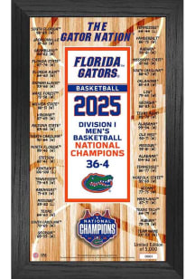 Florida Gators 2025 National Champions Banner Plaque