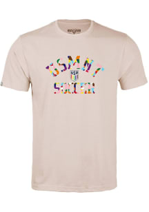 Levelwear USMNT Tan Richmond Pride Arch 25 Short Sleeve T Shirt