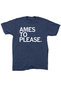 Ames Blue Ames to Please Short Sleeve Fashion T Shirt
