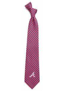 Atlanta Braves Gingham Mens Tie