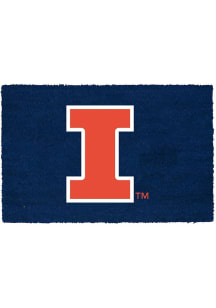 Orange Illinois Fighting Illini Color Coir Fiber Door Mat