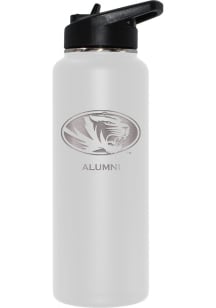 Missouri Tigers Alumni 34oz Stainless Steel Bottle - White