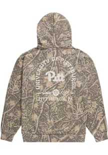 Uscape Pitt Panthers Mens Natural Back Bay Camo Long Sleeve Hoodie