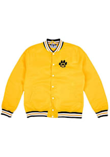 Charlie Hustle Missouri Tigers Mens Gold College Vault Letterman Light Weight Jacket