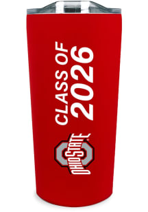 Red Ohio State Buckeyes 18oz Class of 2026 Soft Touch Stainless Steel Tumbler