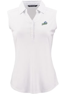 Cutter and Buck Florida Gulf Coast Eagles Womens White Forge Eco Polo Shirt