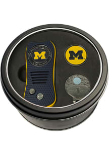 Blue Michigan Wolverines Switchblade Cap Clip Golf Gift Set