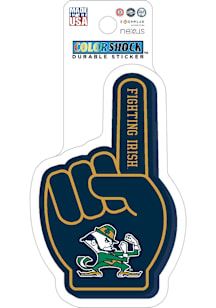 Notre Dame Fighting Irish Foam Finger Stickers - Navy Blue