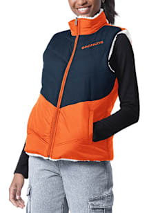 Denver Broncos Womens Navy Blue Revenge Match Vest