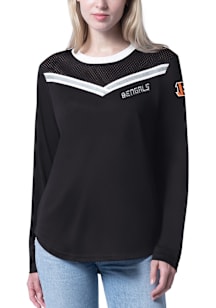 Cincinnati Bengals Womens Team Branding Fashion Football Jersey - Black