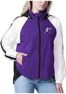 Womens Purple K-State Wildcats Gold Training Light Weight Jacket