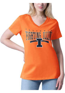 Illinois Fighting Illini Cheer Dance II Short Sleeve T-Shirt - Orange