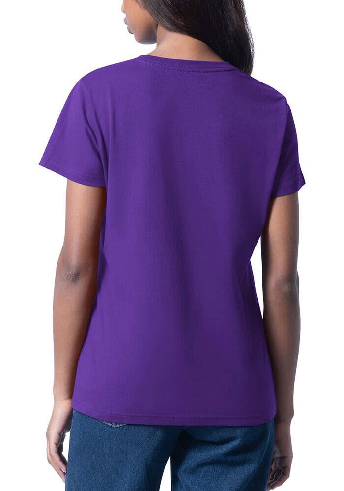 PURPLE K-State Wildcats Cheer Dance Short Sleeve T-Shirt - 94300126