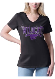 K-State Wildcats Cheer Dance II Short Sleeve T-Shirt - Black