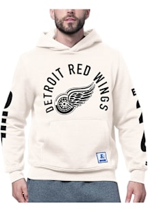 Starter Detroit Red Wings Mens White Hand Off Long Sleeve Hoodie
