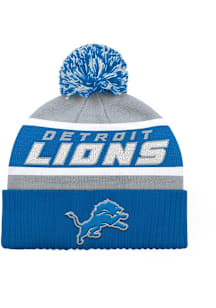 Starter Detroit Lions Blue LEGACY KNIT Mens Knit Hat
