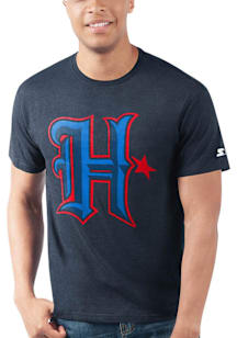 Starter Houston Texans Navy Blue H Town Short Sleeve T Shirt