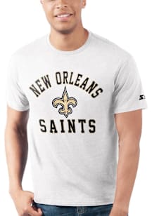 Starter New Orleans Saints White Heart And Soul Short Sleeve T Shirt