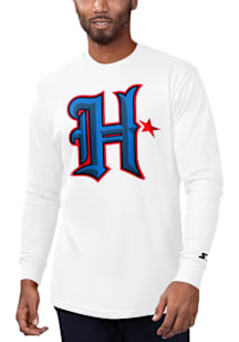 Starter Houston Texans White H-Town Long Sleeve T Shirt