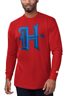 Starter Houston Texans Red H-Town Long Sleeve T Shirt