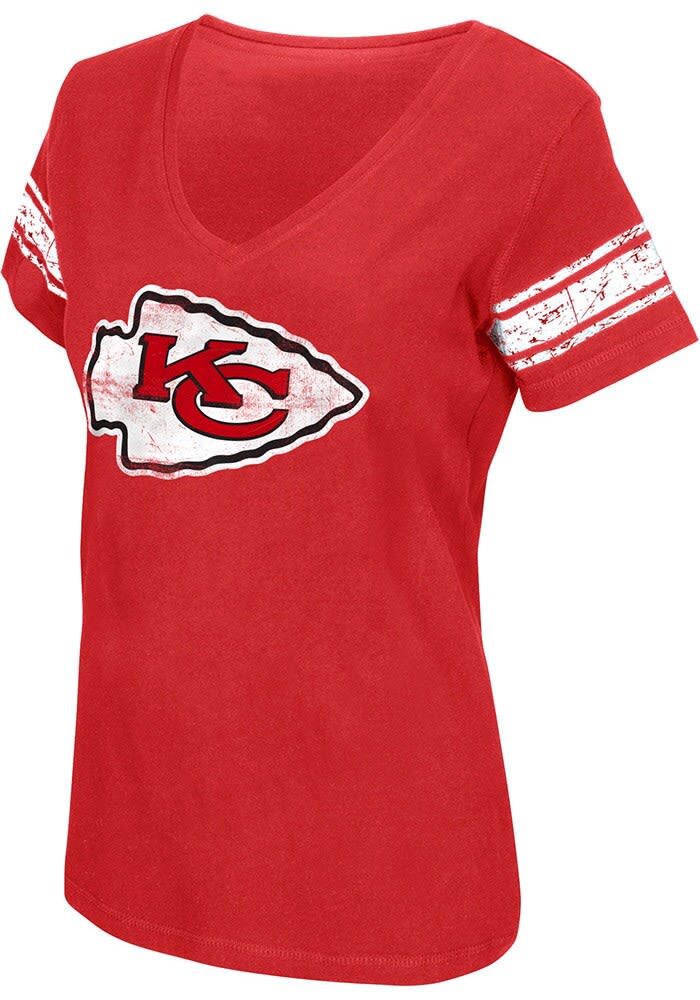 Women's White T-Shirt - Chiefs - Dirty Sports Wear