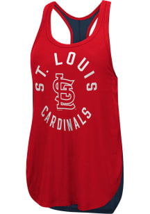 St Louis Cardinals Womens Red Equalizer Tank Top