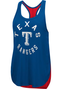 Texas Rangers Womens Blue Equalizer Tank Top