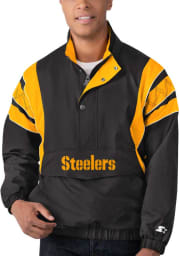 Starter Pittsburgh Steelers Mens Black Impact Pullover Jackets