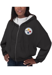 Pittsburgh Steelers Womens Black Huddle Long Sleeve Full Zip Jacket