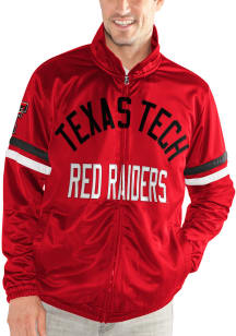 Texas Tech Red Raiders Mens Red Veteran Track Jacket