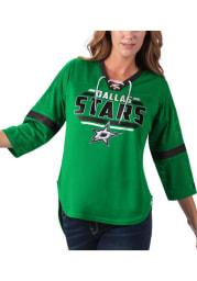 Dallas Stars Womens Lead Game Fashion Hockey Jersey - Green
