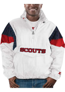 Starter Kansas City Scouts Mens White Breakaway Pullover Jackets