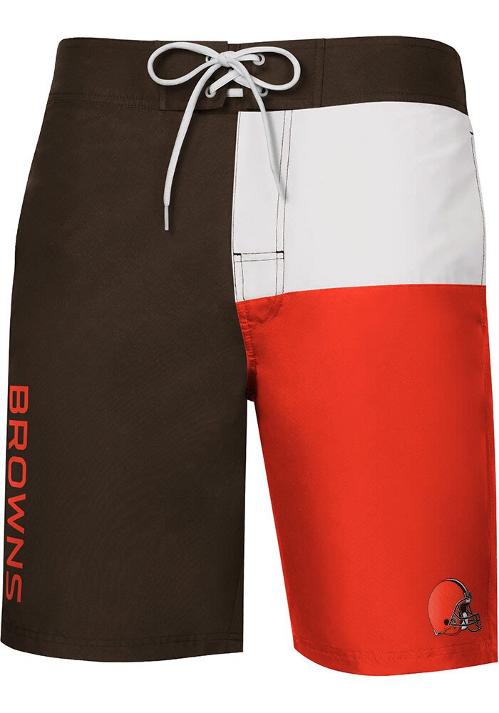 Cleveland Browns Brown Cleveland Browns Breeze Swim Trunks