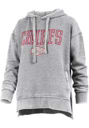 Kansas City Chiefs Womens Grey Vintage Hooded Sweatshirt